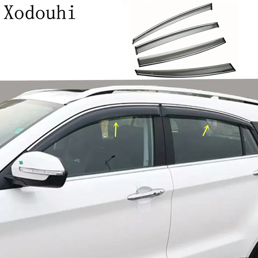 Чехол для автомобиля Стайлинг пластиковых стекол ветрозащитный козырек защита