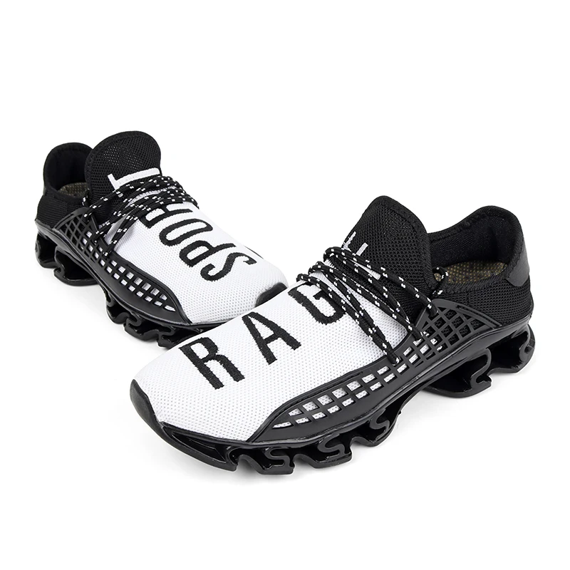 Unisex Sport Sneakers Lace-up Exercise Couple Running Shoes Breathable Mesh Trainer Shoes For Men Women 3 Colors 36-46