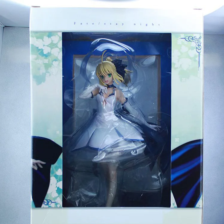 27 см белое платье ALTER Night Saber Аниме Фигурка Fate/stay toy Дети Прекрасная модель