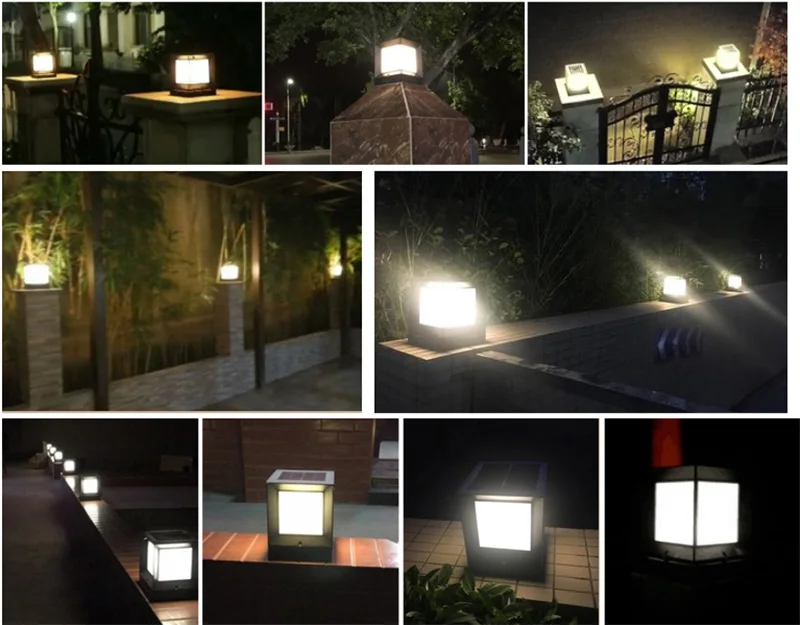 Preto à Prova Conduziu a Lâmpada de Iluminação do Jardim do Pátio ao ar Livre com Sensor para a Decoração do Assoalho Casa de Campo Nórdico Branco Água Solar Rua Ip44 d' 3 Água Solar CONDUZIU a Lâmpada de Iluminação