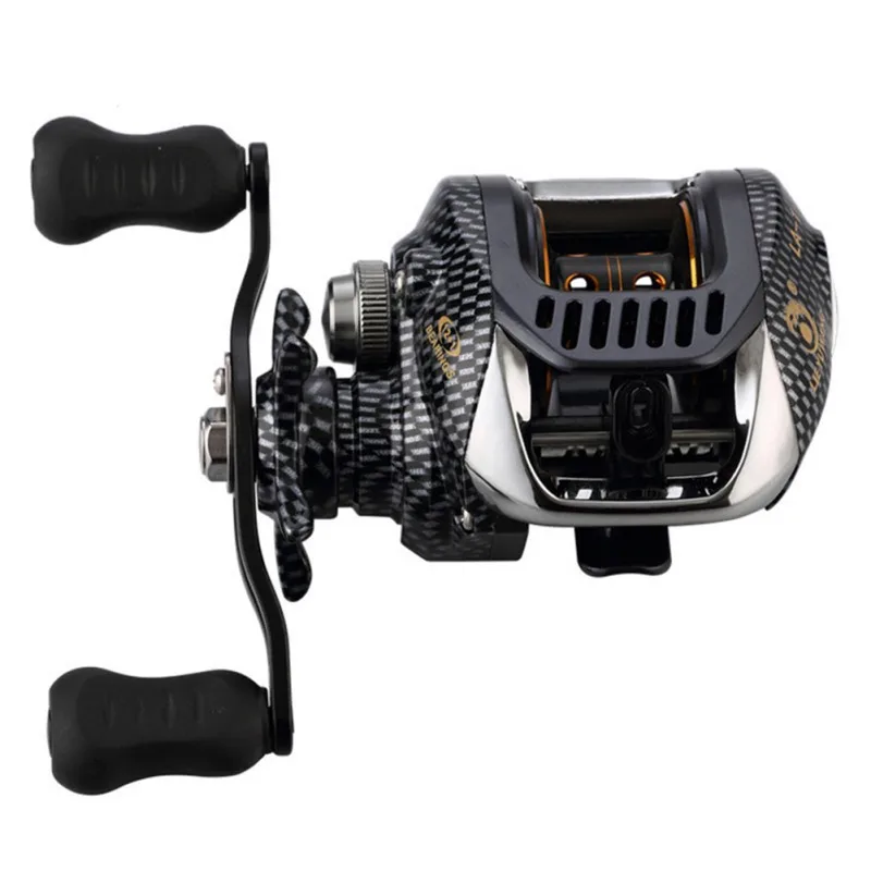 

6.3:1 Baitcast Reel 13 Bearing Large Line Capacity Lightweight Left-handed Right-handed Bait Casting Fishing Wheel Tool