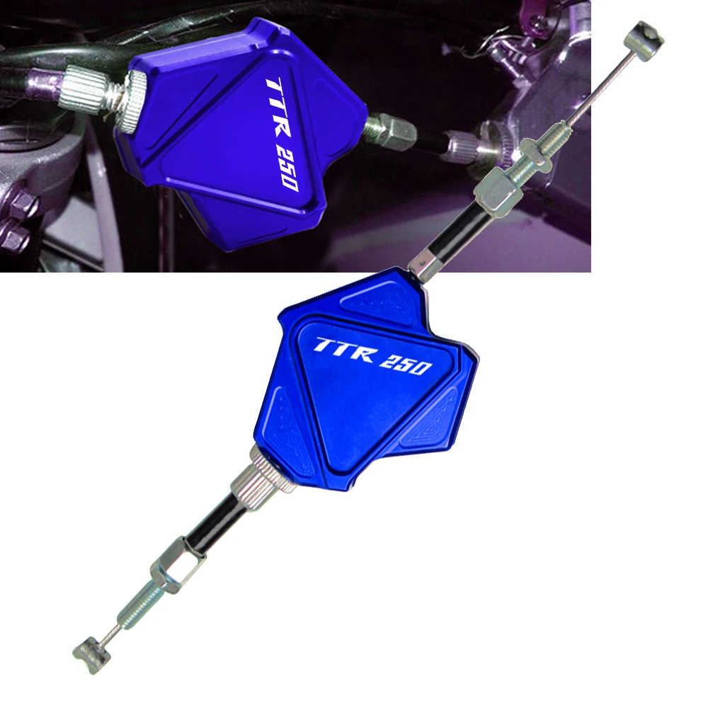CNC трюковый рычаг сцепления легкая кабельная система натяжения для YAMAHA TTR250 TTR 250