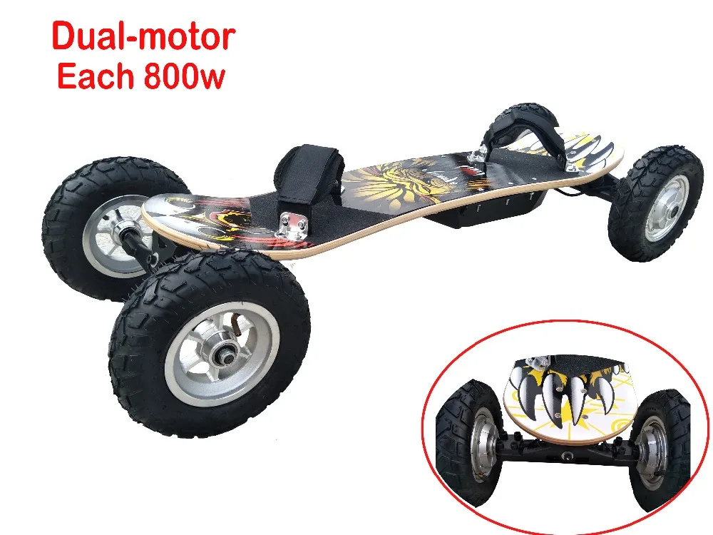 

Electric Scooter Off Road Electrical Skateboard 36V Lithium Battery Remote Control 4 Wheels