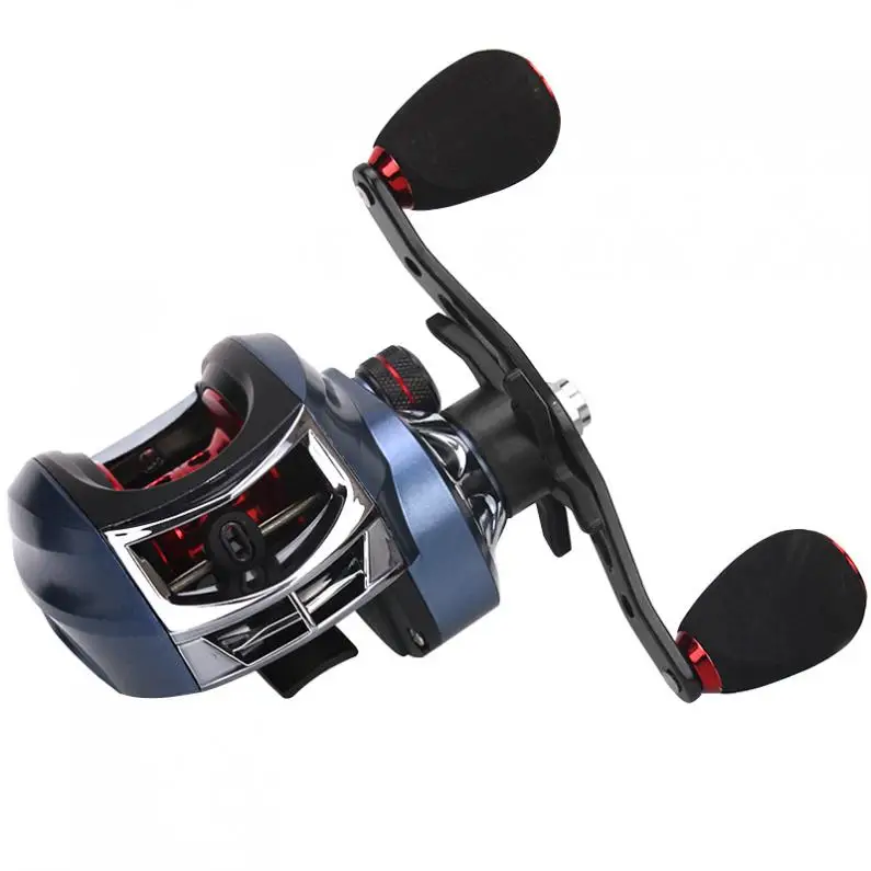 

17+1BB High Speed 7.2:1 Gear Ratio Simple Fishing Bait Casting Reel Braking Force 10KG / 22LB with Right Left Hand Optional