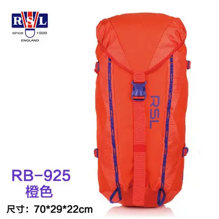 RSL RB925/926 ракетка сумка большая емкость для 44L/33L бадминтон Сумка спортивная Raquetas De Tenis рюкзак Открытый swagger сумка RSL - Цвет: RB925 orange 44L