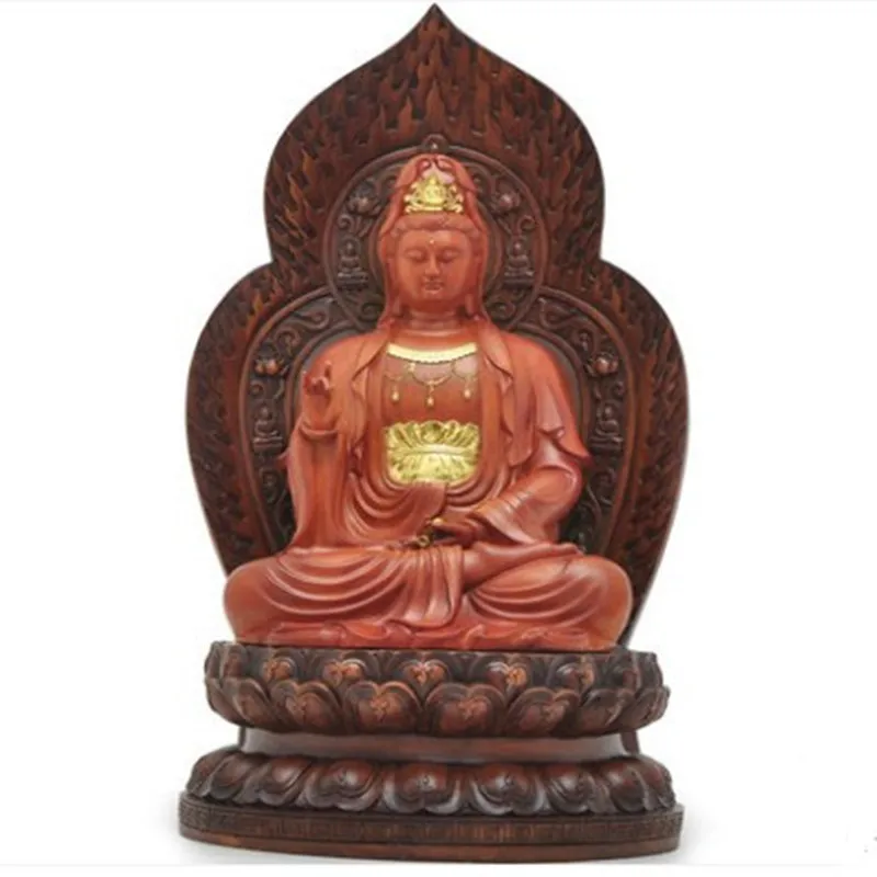 Resina Avalokitesvara Amida Buddha Shakyamuni Buddha Della Medicina Guru Buddha Maitreya Artigianato Decorazione Della Casa Forniture Tempio