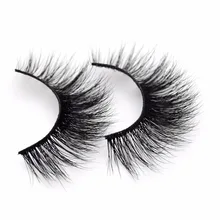 Visofree 3D из норкового меха, Толстые Длинные Накладные ресницы серо-коричневого цвета ручной работы накладные ресницы Красота Maquillage макияж D127