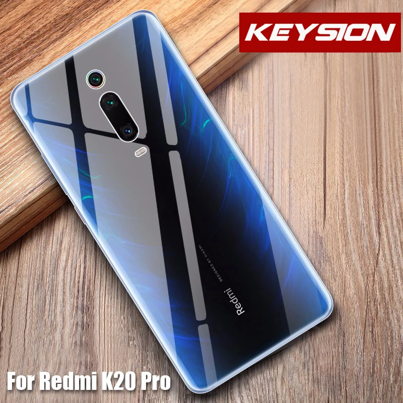 

KEYSION Transparent Phone Case for Redmi K20 K20 Pro Note 7 Case Clear Crystal Soft TPU Back Cover For Xiaomi Mi 9T Mi 9T pro