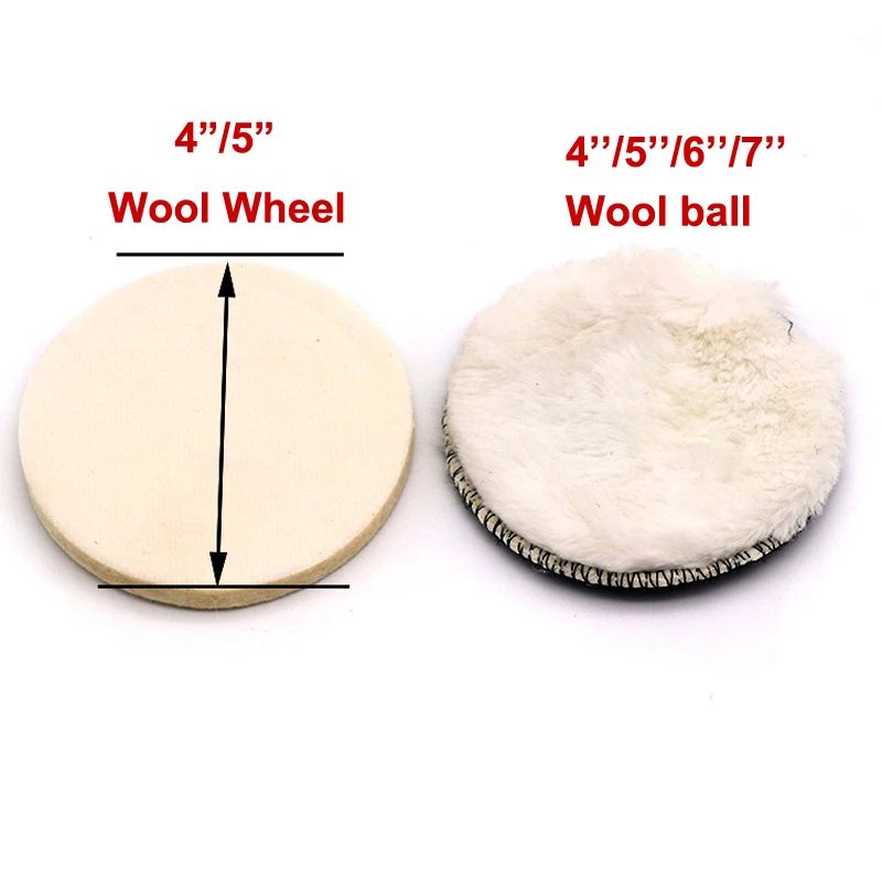 4/5/6/7 inch высокой плотности тонкой шерсти колесо самоклеющаяся Шерсть Pad шлифовальная полировальная подкладка из шерстяного фетра