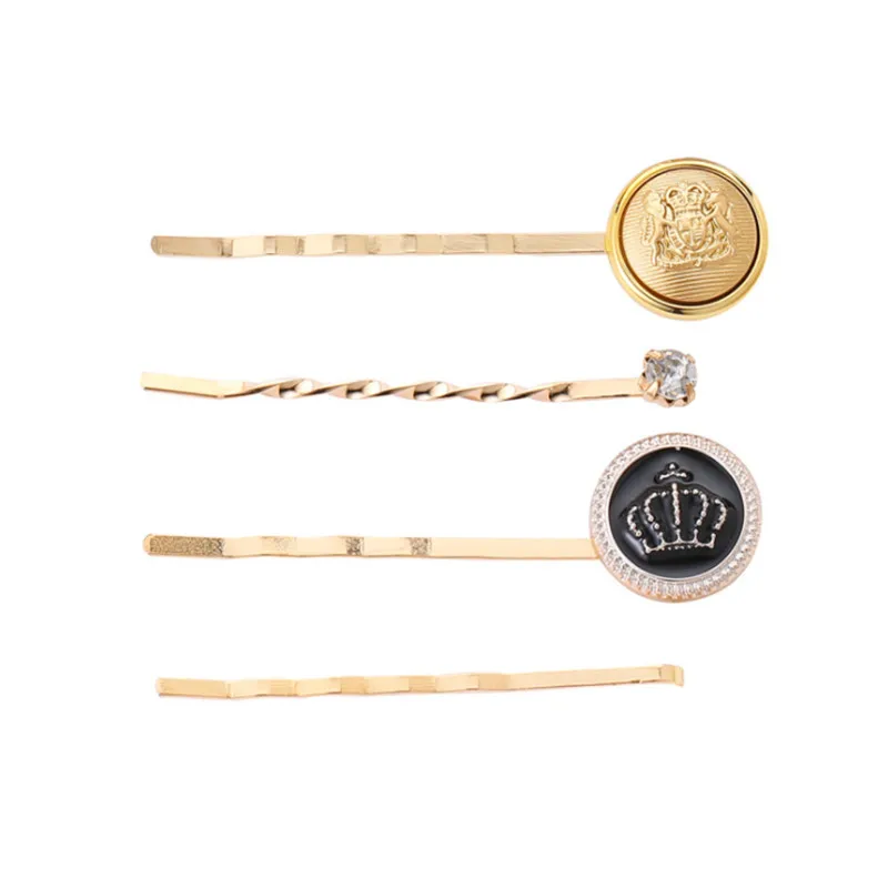 Kymyad 3Pcs/ Set Korea Fashion Metal Hairpins Imitiation Pearl Beads Hair Clips Bobby Pin Barrette Hairpin Hair Accessories - Metal color: 20