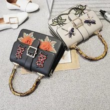 Новинка, женская сумка в форме бамбука, сумочка, модный стиль, Сумка хорошего качества