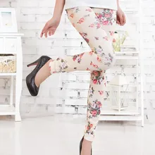 10 шт./лот розы женские леггинсы тонкий формирование леггинсы девять очков леггинсы имитация джинсовые леггинсы