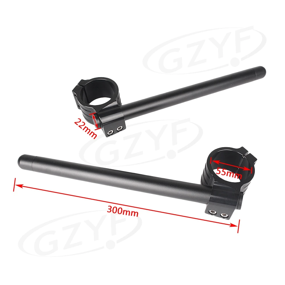 GZYF Racer 50 мм 51 53 52 55 Клип Ons Clipon Fork Руль Ручка Бар Рычаг|Ручки для мотоциклов| |