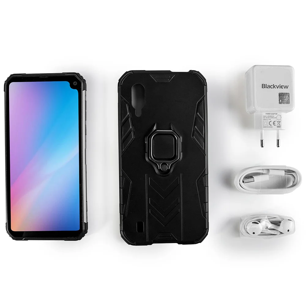 Blackview BV6100 Android 9,0 прочный смартфон открытый 6,8" Gorilla экран 3 ГБ+ 16 Гб мобильный телефон 5580 мАч NFC IP68 Водонепроницаемый телефон