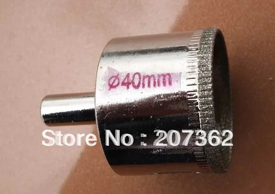 40 мм Диаметр Алмазное покрытие Совет Стекло плитка отверстие Пилы