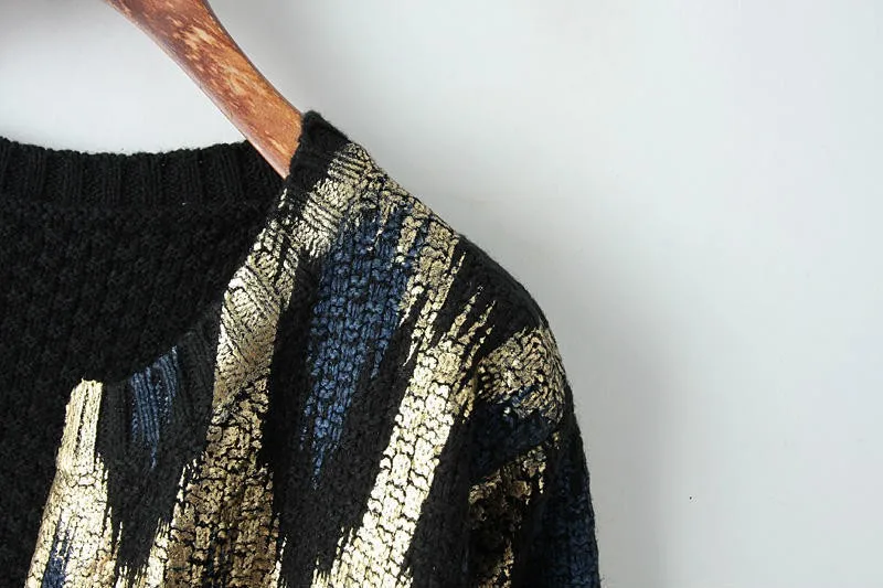 2015 Autumn New The peacock printing Knitting Long Cardigan Ladies Sweater Women Coat Outwear Snake Pattern Bronzing Tops HTB1oKjiJFXXXXadXVXXq6xXFXXX2 - 2015 Autumn New The peacock printing Knitting Long Cardigan Ladies Sweater Women Coat Outwear Snake Pattern Bronzing Tops