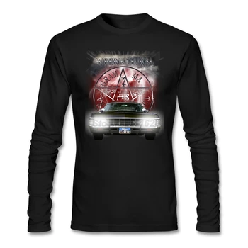 

Long Sleeve Attractive Magic Car t-shirt Men Heather Costumes Customised Supernatural Theme Car tshirt for party