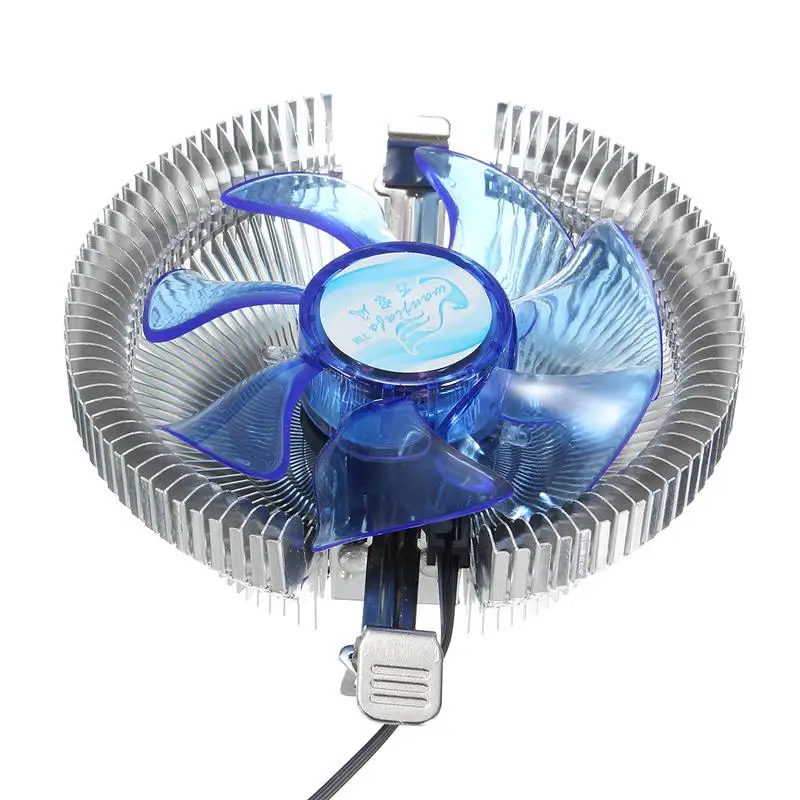 Кулер для процессора вентилятор Радиатор Вентиляторы синий светильник Led для Intel LGA775/1156/1155 i3/i5/i7 для AMD AM2/AM2+/AM3 для AM4 Ryzen