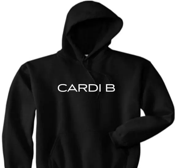 

Skuggnas Cardi B hoodie grunge Fashion Hoodie Long Sleeve Fashion Hip pop Black Hoodie Unisex Casual Tops Drop ship