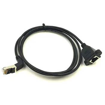

3FT RJ45 Male to Female Screw panel mount Ethernet LAN Network extension Cable