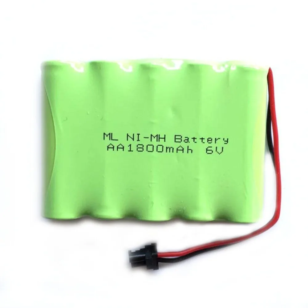 Quality Warranty 6V 1800mAh 5x AA Ni MH RC Rechargeable Battery Pack