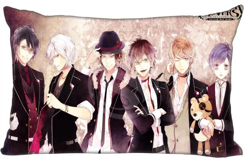 DIABOLIK LOVERS прямоугольник наволочки для подушек горячая Распродажа Лучший хорошая