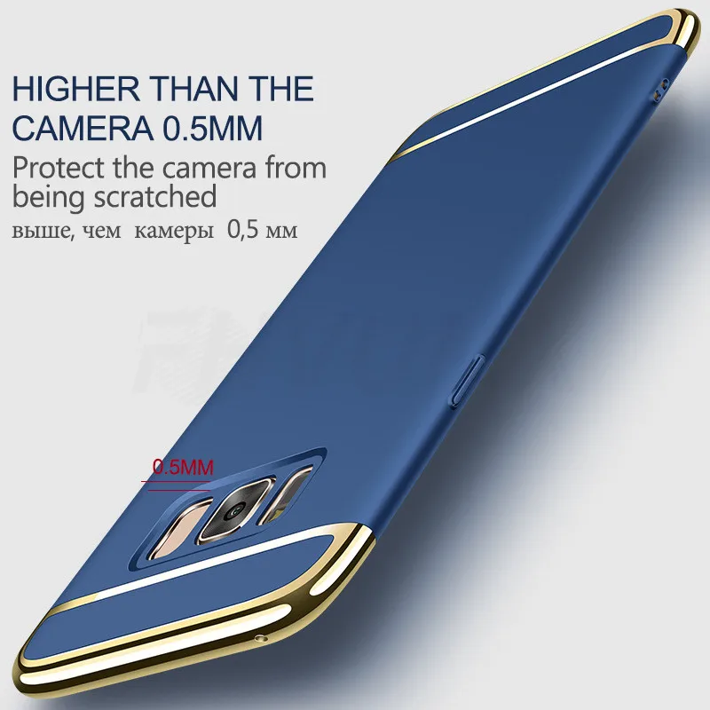 Shockproof Hard Phone Case For Samsung Galaxy A3 A5 A7 J3 J5 J7 2016 2017 S7 Edge S8 S9 A8 Plus 2018 Back Cover Protection Case