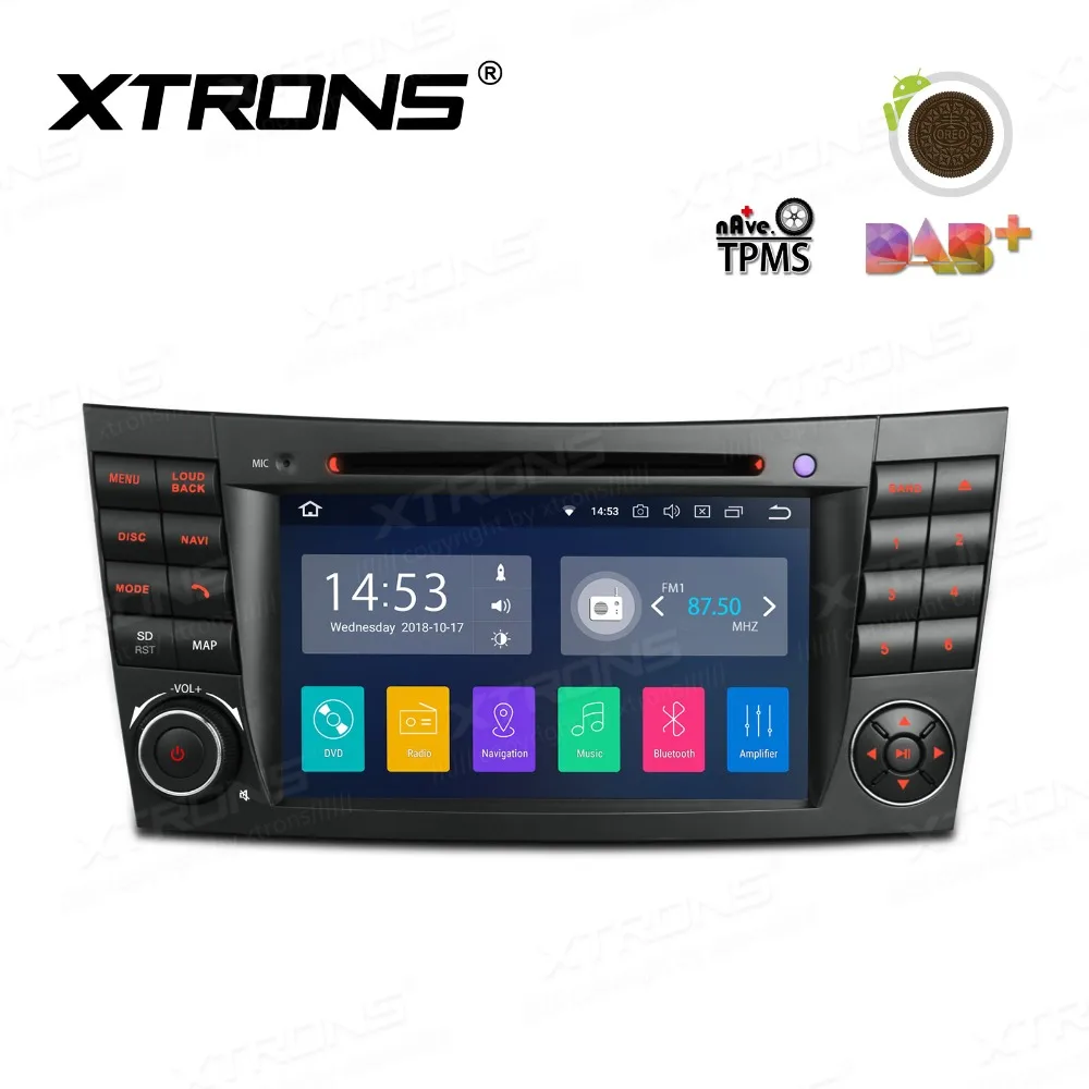 

XTRONS 2 Din 7" Android 8.1 Radio GPS RCA WIFI OBD Car DVD Player for Mercedes Benz W211 E200 E220 E240 E270 E280 2002-2008 W219