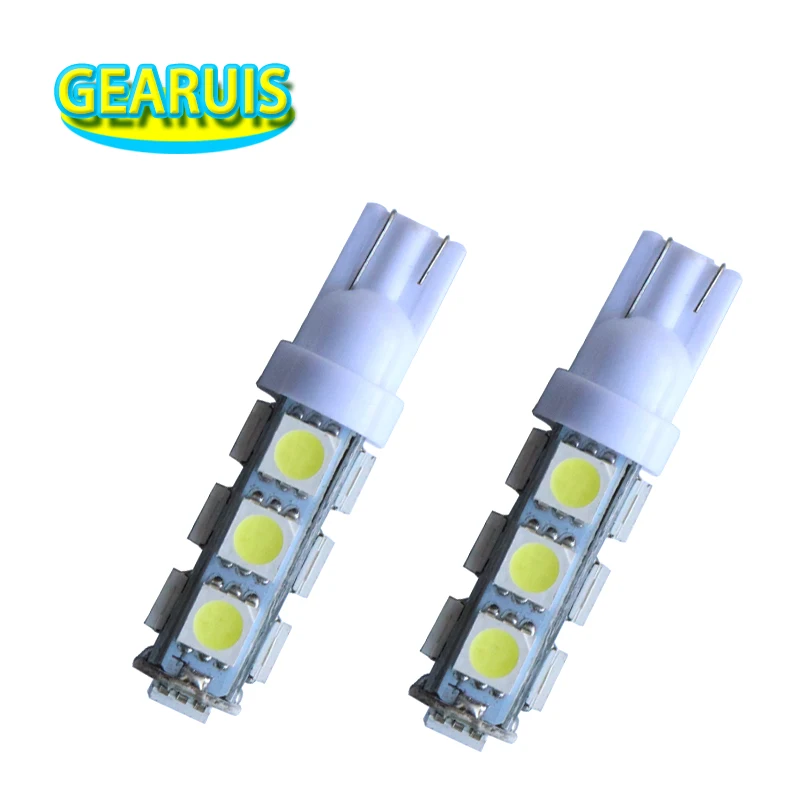 500 шт. T10 W5W 13 SMD 5050 13smd 168 194 автомобильный боковой указатель поворота светильник на