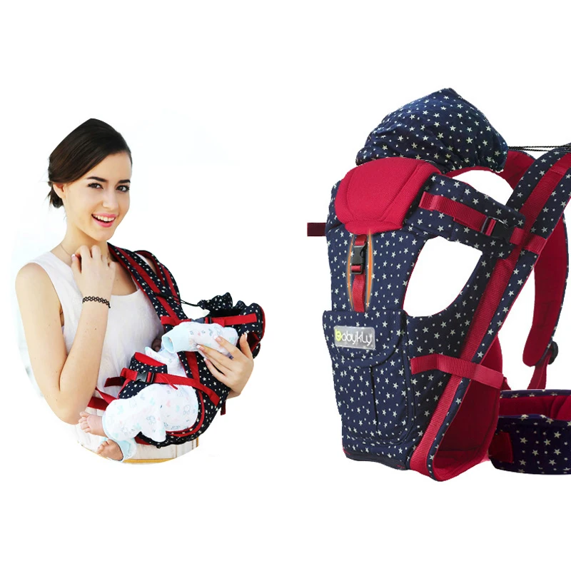 

3-36 Month Breathable Baby Backpacks Carriers Multifunction Infant Pouch Wrap Carriers Sling Backpack Baby Backpacks Stool