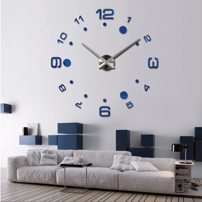 2019new diy настенные часы reloj de pared кварцевые часы для гостиной большие декоративные часы Современные horloge Мураль натюрморт стикер