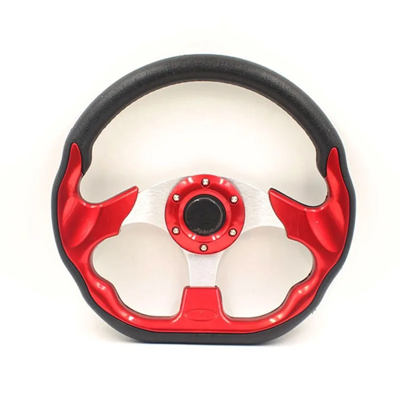 Buy 320MM PU Leather Steering wheel Universal carbon
