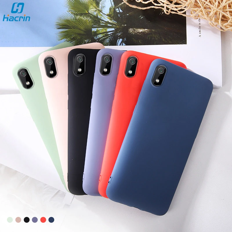 Чехол Hacrin для Xiaomi Redmi 7 роскошный мягкий жидкий силиконовый резиновый чехол на