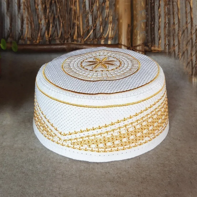 Большие размеры мусульманский для молитв шапки Allah Bonnet Musulmana Kippah Yarmulke еврей шапки Kopftuch Hidjab тюрбан Африканский Sombrero Pesca