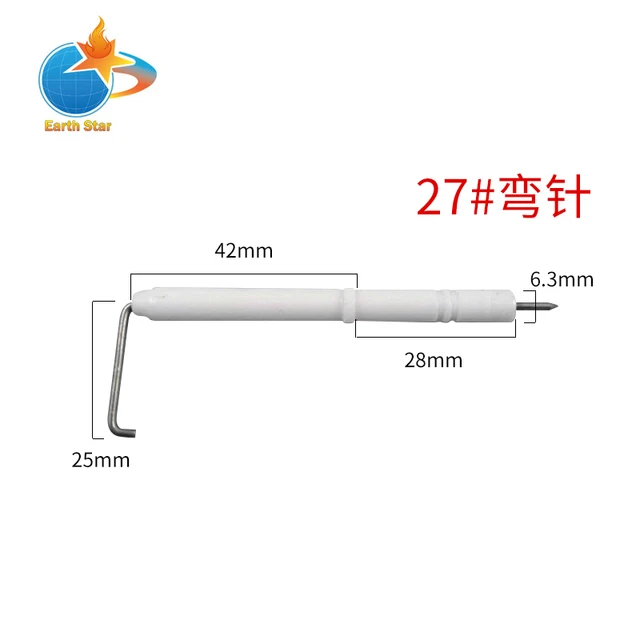 Best Offers 5 PCS 27# Gas cooktop Ceramic Spark Electrode Ignition for Stoves Gas Stove Accessories Best Offers 5 PCS 27# Gas cooktop Ceramic Spark Electrode Ignition for Stoves Gas Stove Accessories