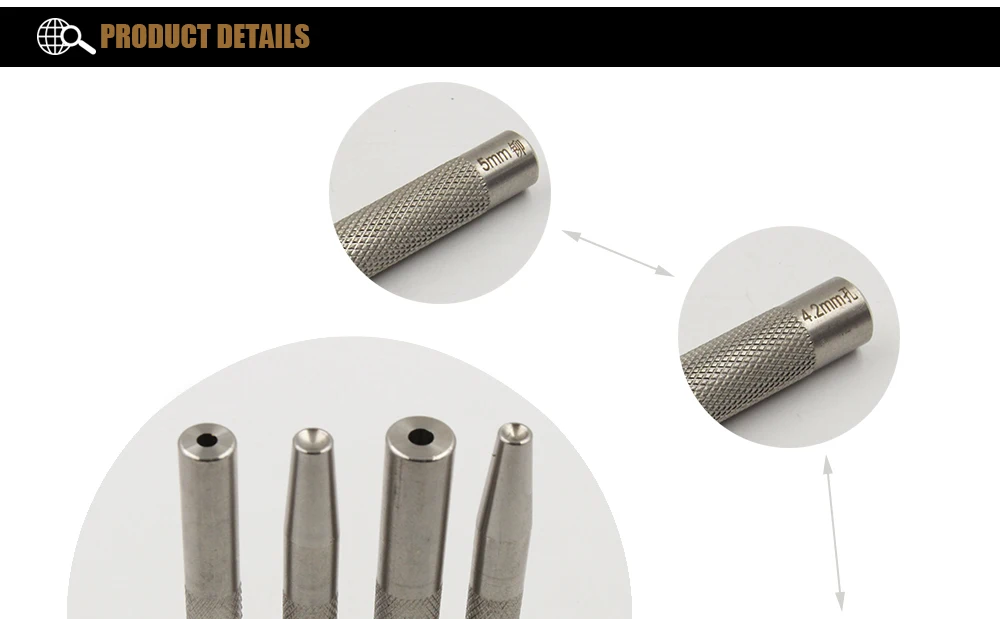 Набор инструментов для перфорации люверсов, набор для пробивания заклепок, металлический инструмент для пробивания, ремень, дырокол, монтажные кнопки заклепки, кожа, ремесло