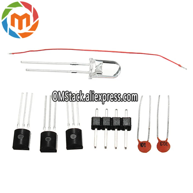 Прибытие 3 12 В мобильный телефон сигнал вспышки света DIY Kit электронная схема