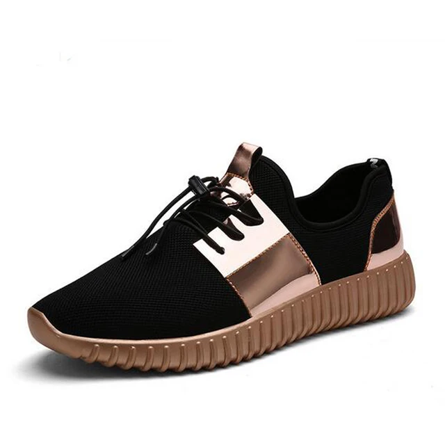 black and gold gym shoes