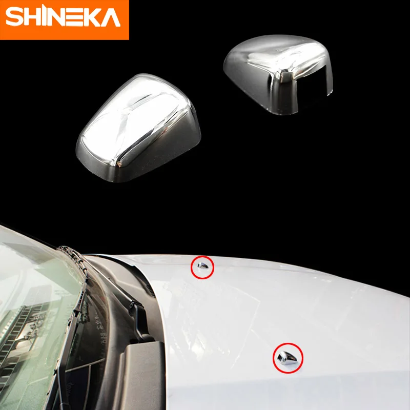 SHINEKA хромированный Стайлинг для Jeep Grand Cherokee 2011-2016 ABS Омыватель Распылительная