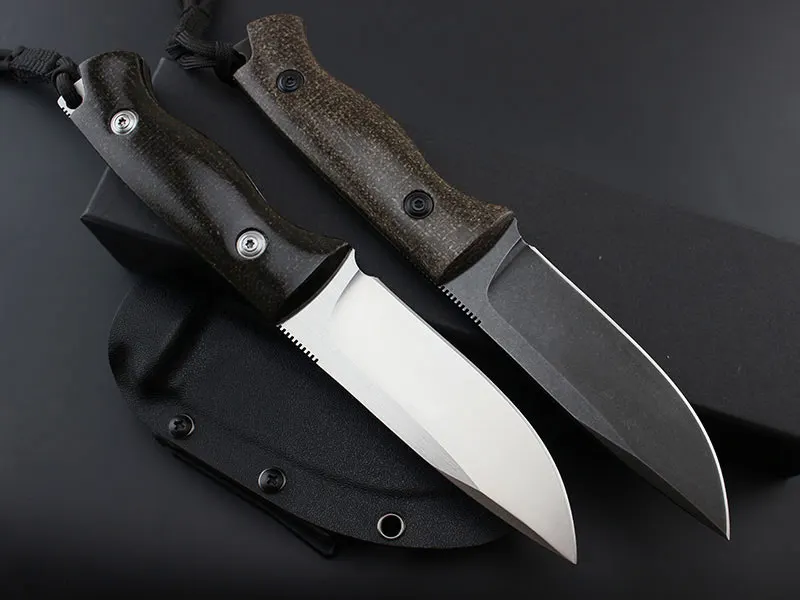 Brave Fighter 58-60HRC D2 blade Advanced flax handle fixed knife outdoor camping survival tool tactical utility EDC knives