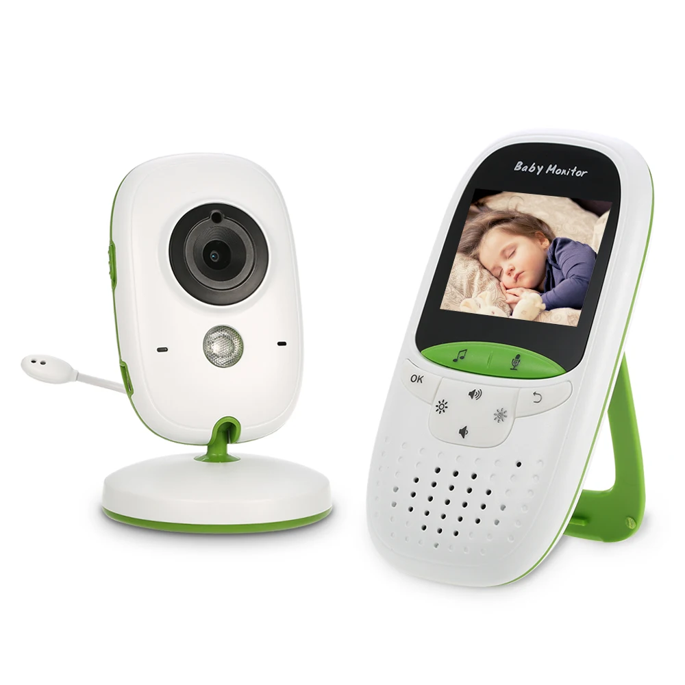 

Wireless Baby Monitor 2.0in LCD 2.4GHz Support Two-way Talk 8 Lullabies Temperature Monitor VOX Mode for Baby Safety & Security