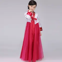 Детская одежда сцене женские корейские Танцы одежда костюмы меньшинств show wellia фотографии