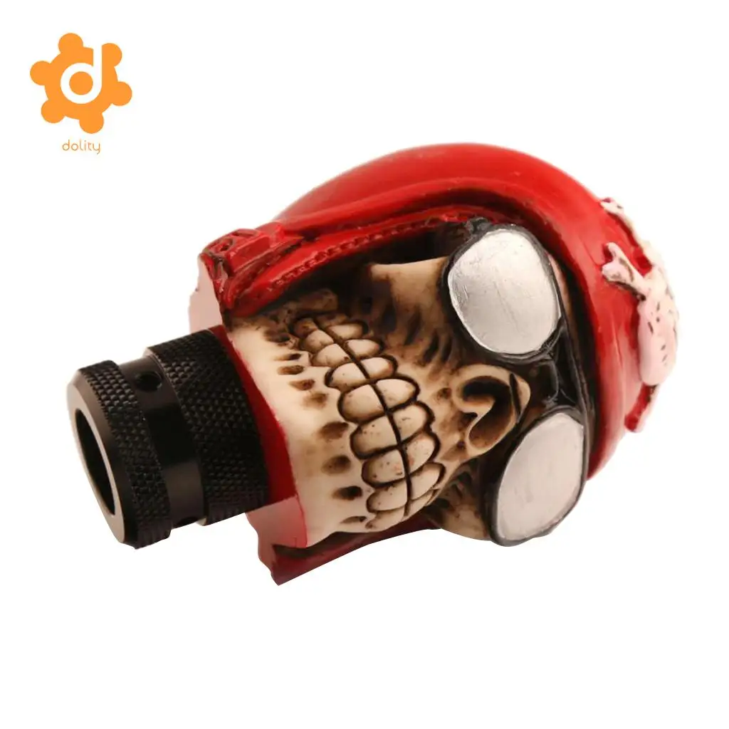 Manual Car Truck Cool Skull Head Gear Stick Shift Lever Shifter Handle Knob