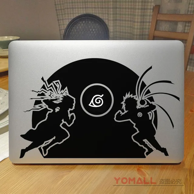 Glowing Naruto Laptop Sticker for Apple Macbook Pro