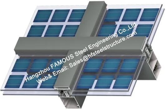 photovoltaic_solar PV panel system_incorpates_cells_system_curtain_wall