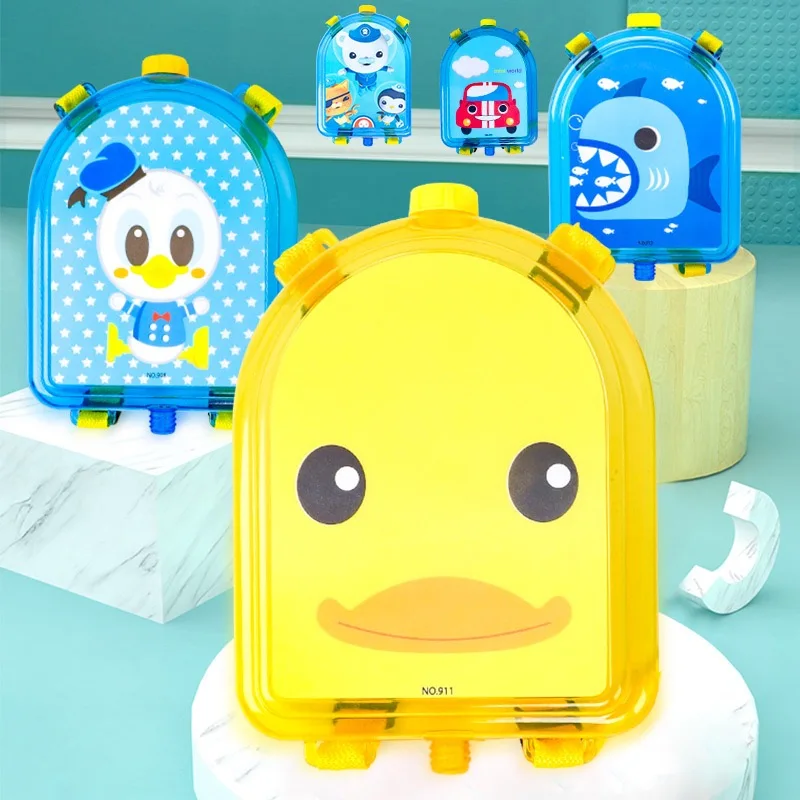 

Creative new children backpack water gun toy boys and girls beach sprinkler pull type summer outdoor water toy