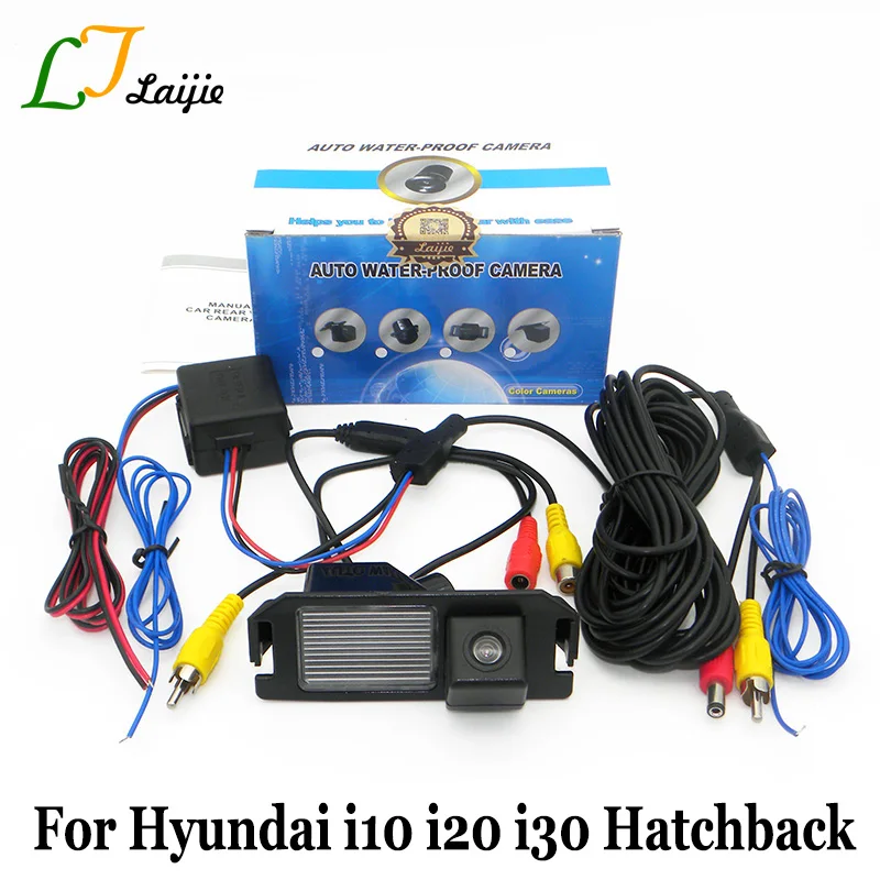 Goede Laijie Voor Hyundai i10 i20 i30 Hatchback Auto Reverse Parking Camera HD CCD Nachtzicht Auto Backup Achteruitrijcamera NTSC