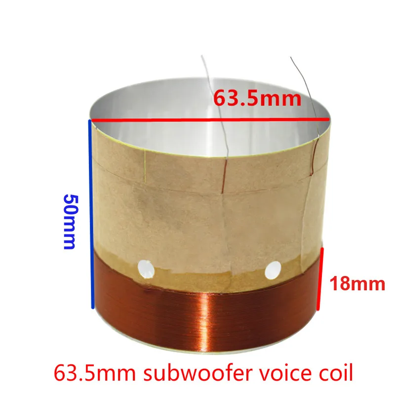 63.5mm subwoofer voice coil