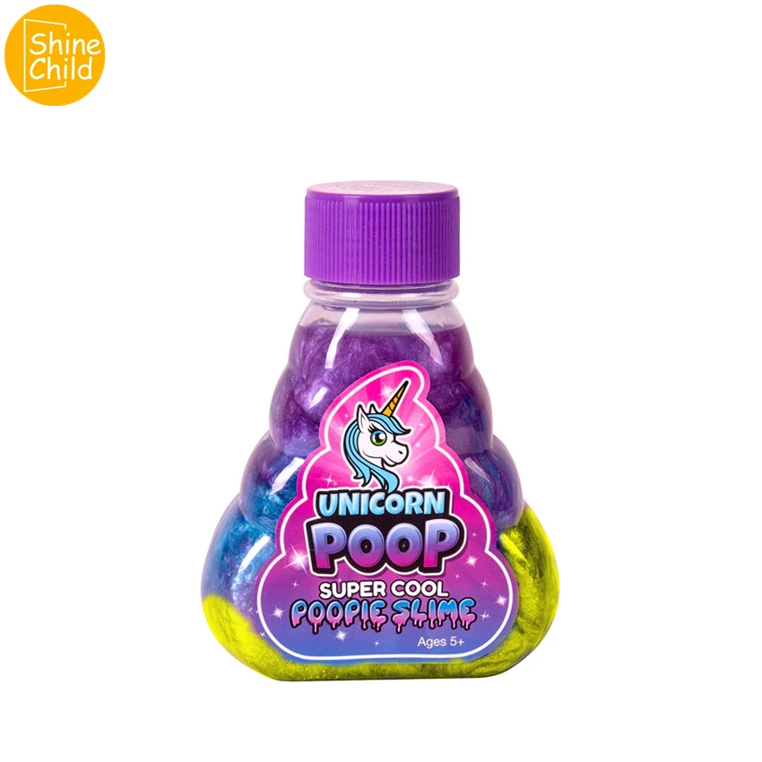 Unicornio Slime DIY Poop Единорог глина смешанные радужные цвета кристальная грязь желе