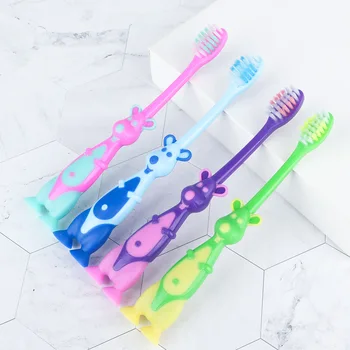 

Baby Soft-bristled Toothbrush Smiling Tooth Cleaner Kids Cute Kangaroo Animal Teeth Training Baby Tooth Brush Dental Care
